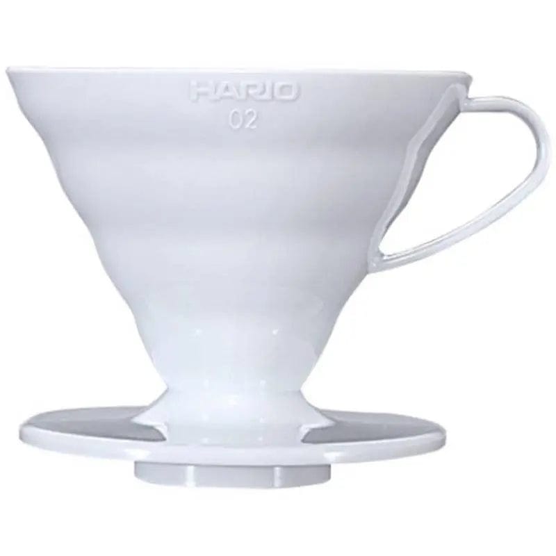 Hario Coffee Dripper V60 02 White Kaffeefilter Handfilter Kunststoff Hario Default Title - rhiinland.com