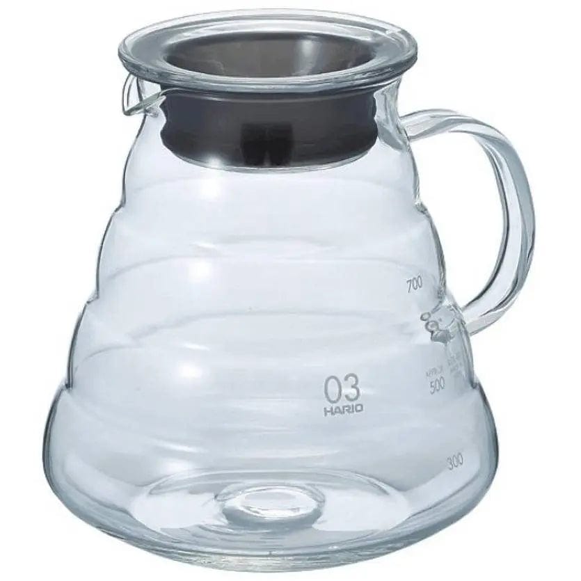 Hario V60 Range Server 800ml Clear Kaffeekanne aus Glas Handfilter Hario Default Title - rhiinland.com