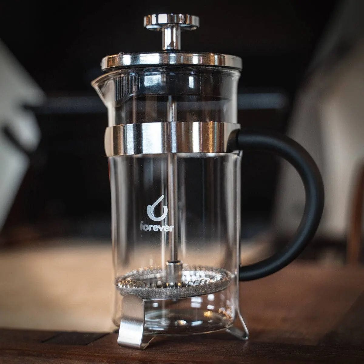 Filterkanne Borosilikatglas / Edelstahl 800 ml French Press French Press Forever - rhiinland.com