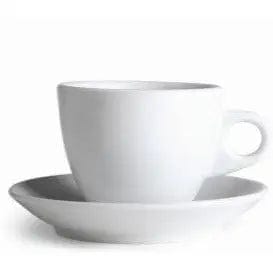 Portofino Cappuccino L Tasse und Unterasse Weiß von Nuova Point 190 ml Cappuccinotasse Nuova Point - rhiinland.com